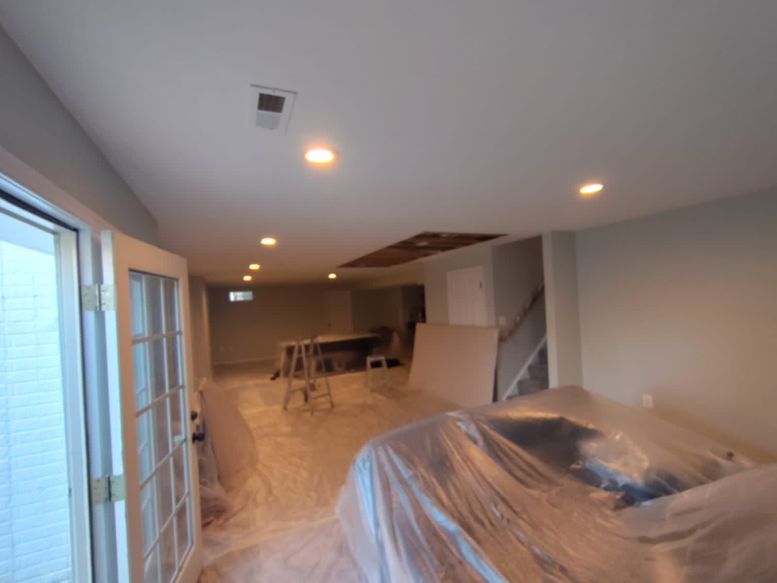 This is on John house on Leesburg Virginia water damage project (1)