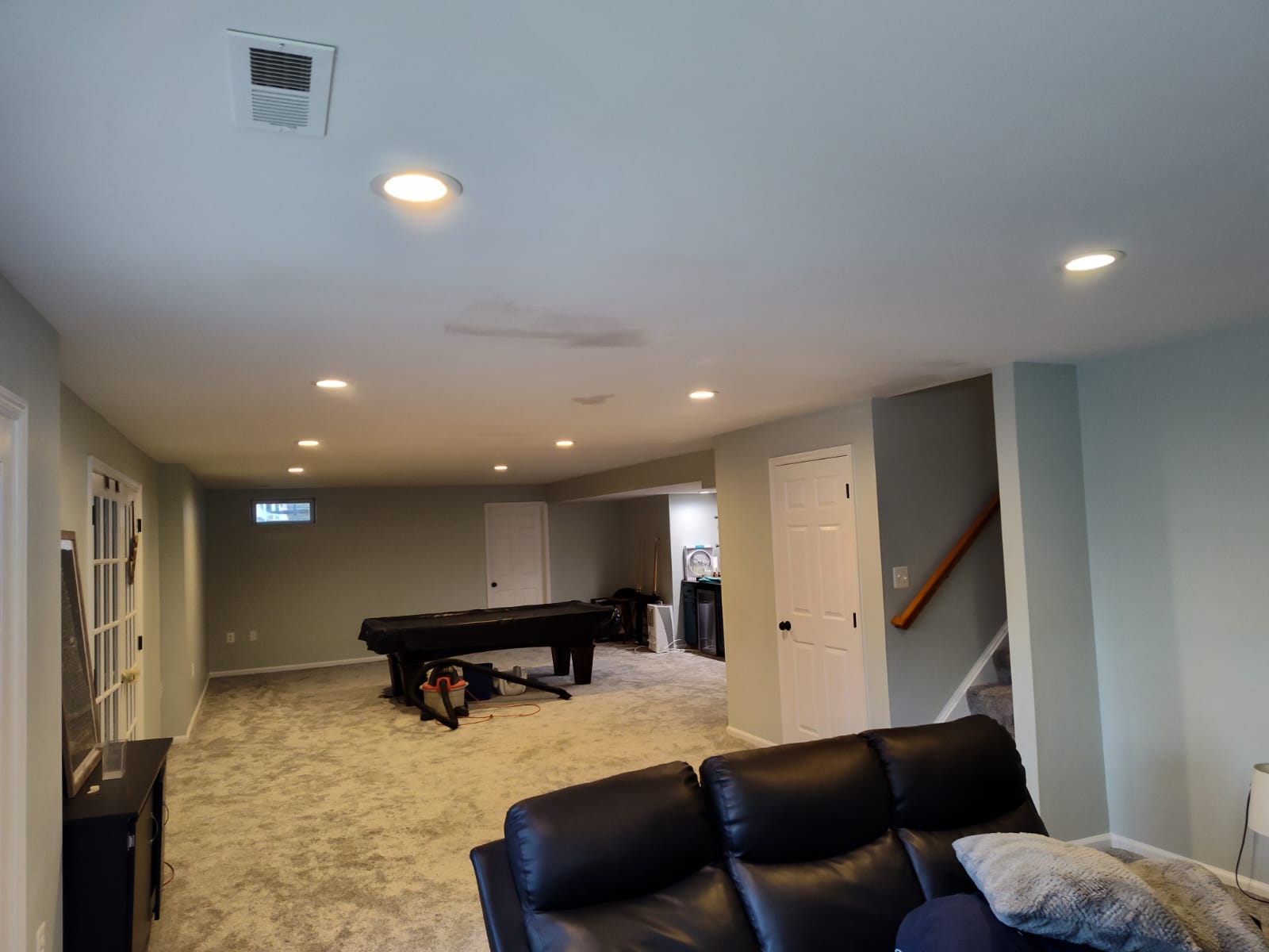 This is on John house on Leesburg Virginia water damage project (3)