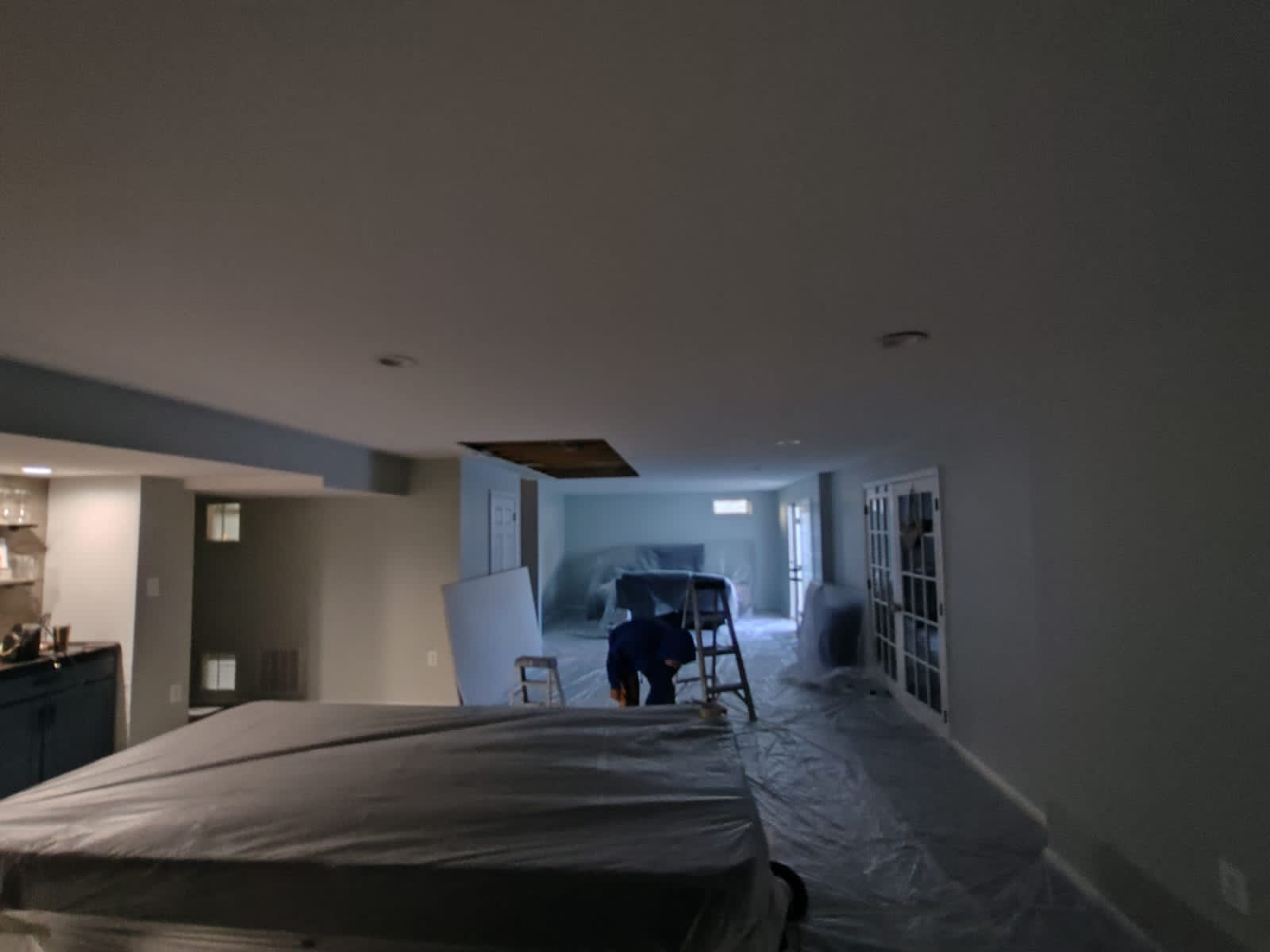 This is on John house on Leesburg Virginia water damage project (4)