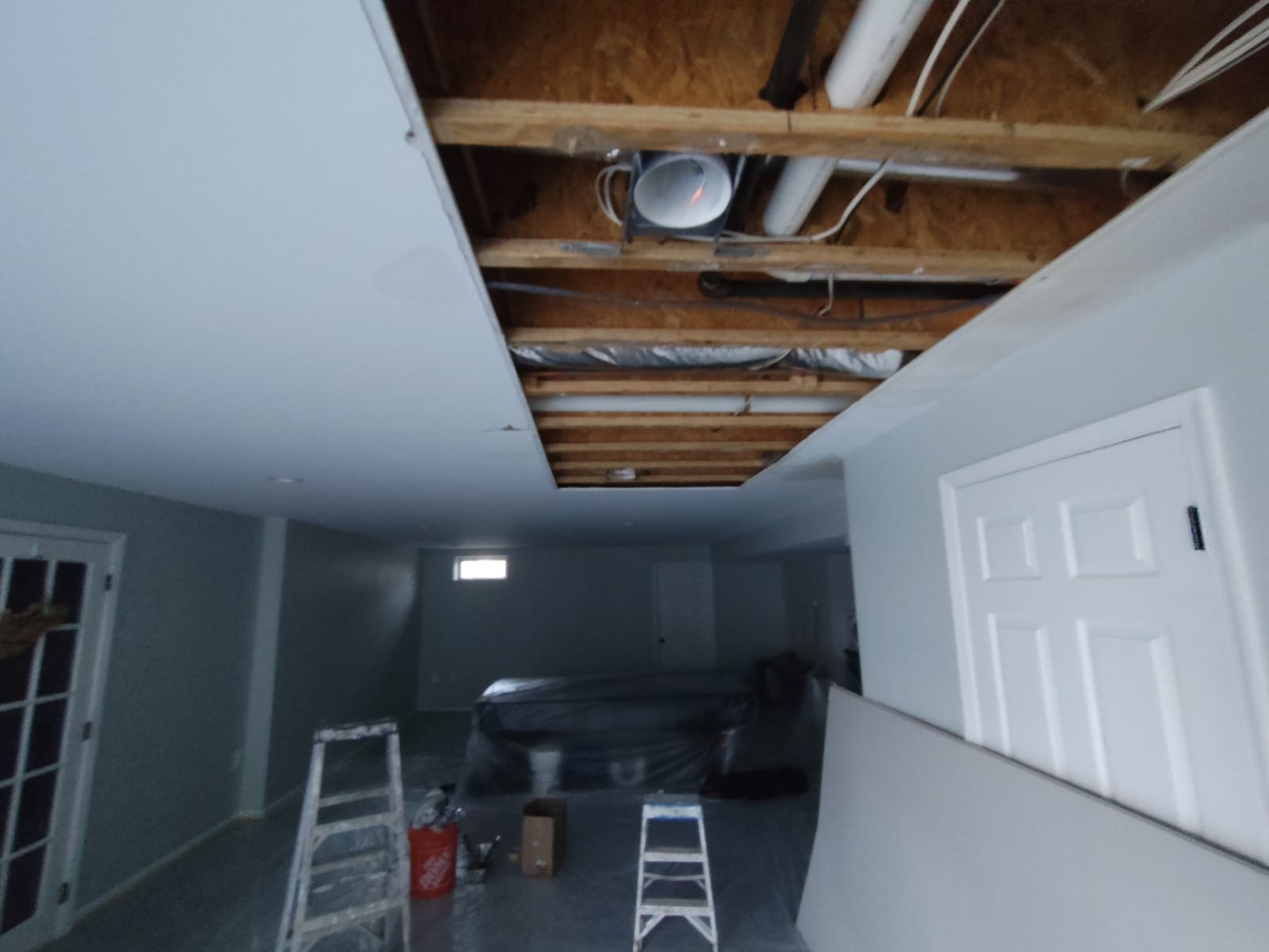 This is on John house on Leesburg Virginia water damage project (5)
