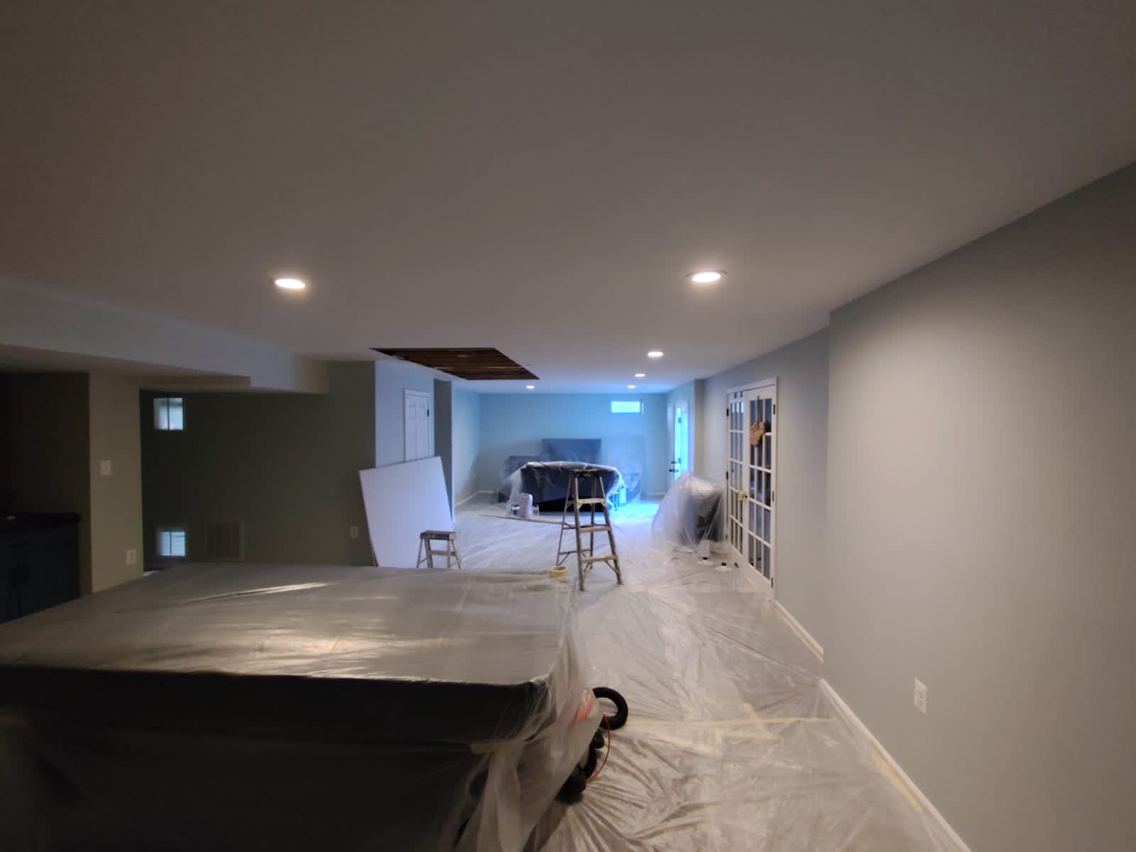 This is on John house on Leesburg Virginia water damage project (6)