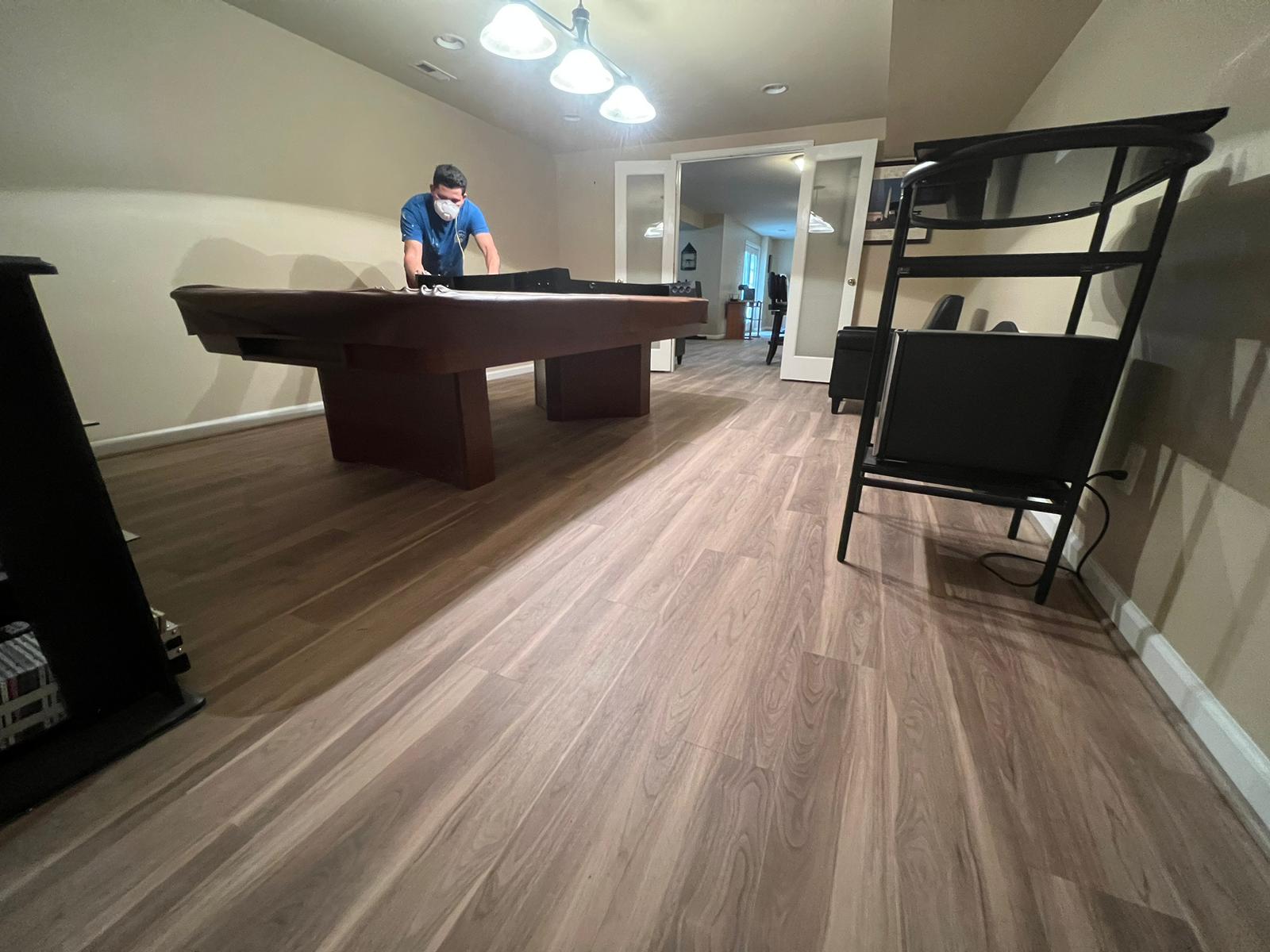 Bristol Va Basemen Drywall Work ,Painting Work And Flooring (18)