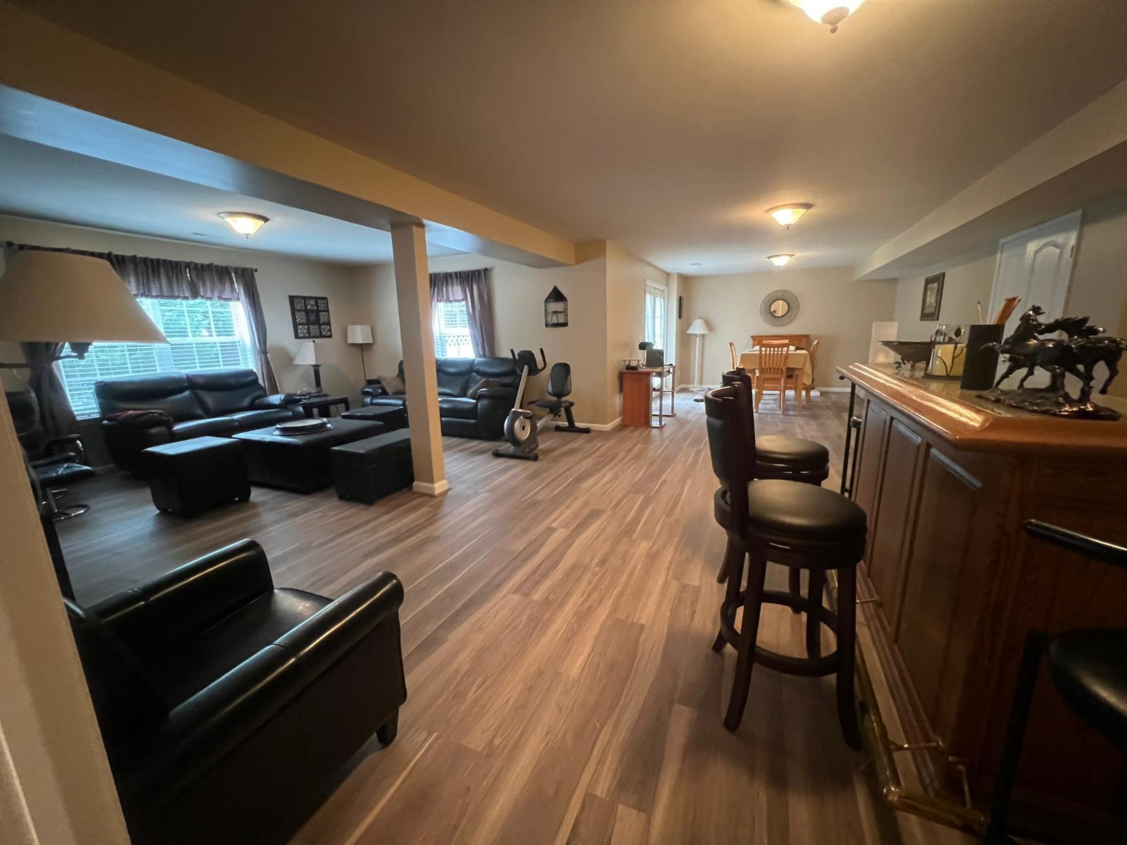 Bristol Va Basemen Drywall Work ,Painting Work And Flooring (23)